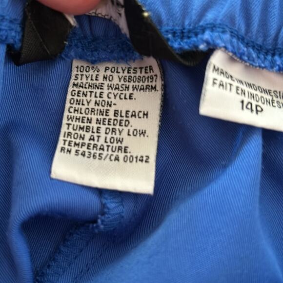 Alia women’s 14P Capri’s with pockets, beautiful blue - Picture 5 of 7